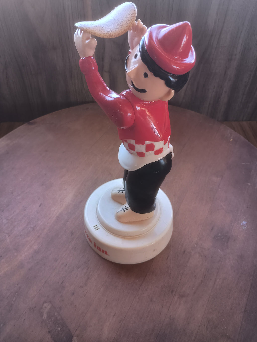 Vintage 1980s Pizza Inn Novelty Mascot Landline Phone – Retro Restaurant Advertising Memorabilia