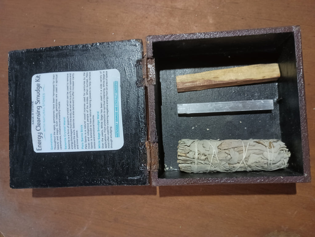 Sage & Stone" Sacred Om Energy Cleansing Kit