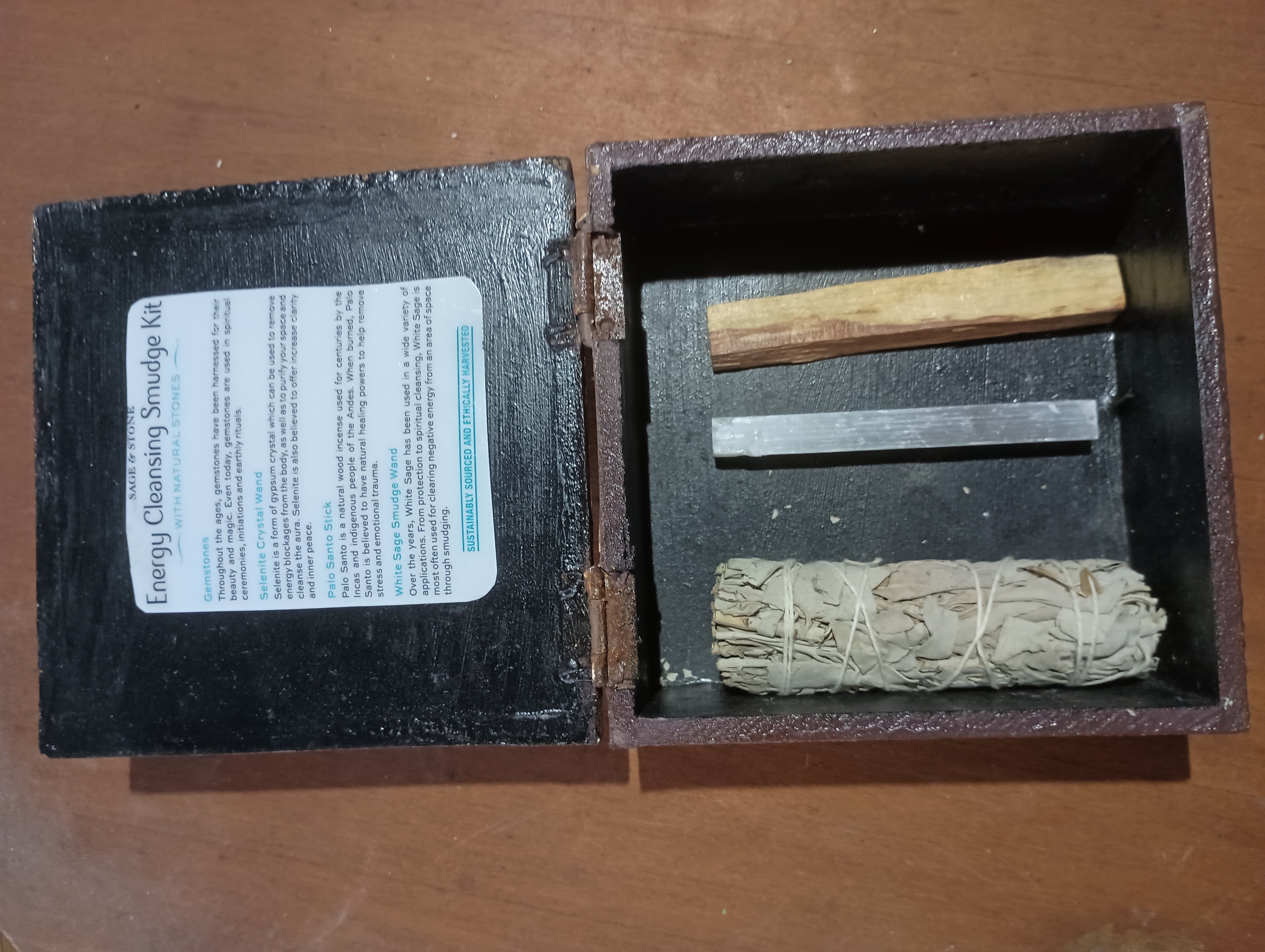 Sage & Stone" Sacred Om Energy Cleansing Kit