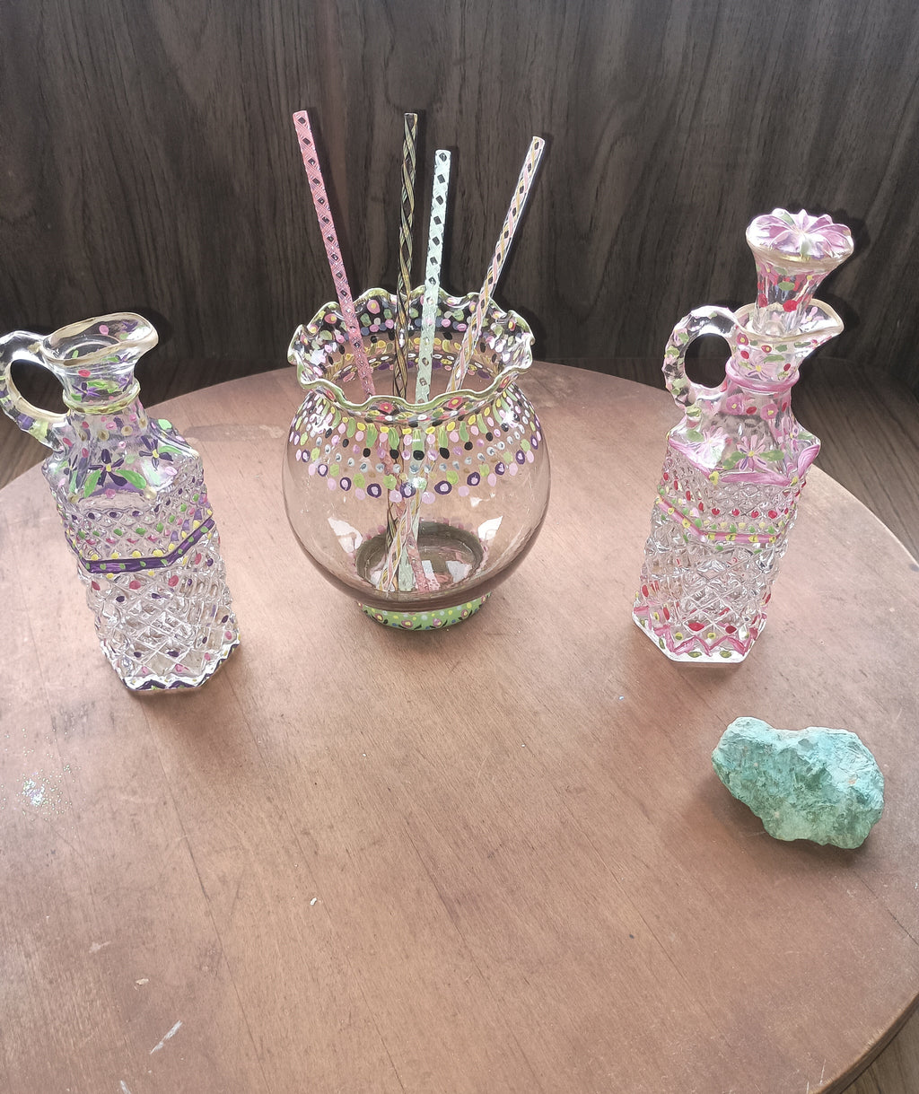 Hand-Painted Cruets