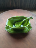 Majolica Pottery serving set