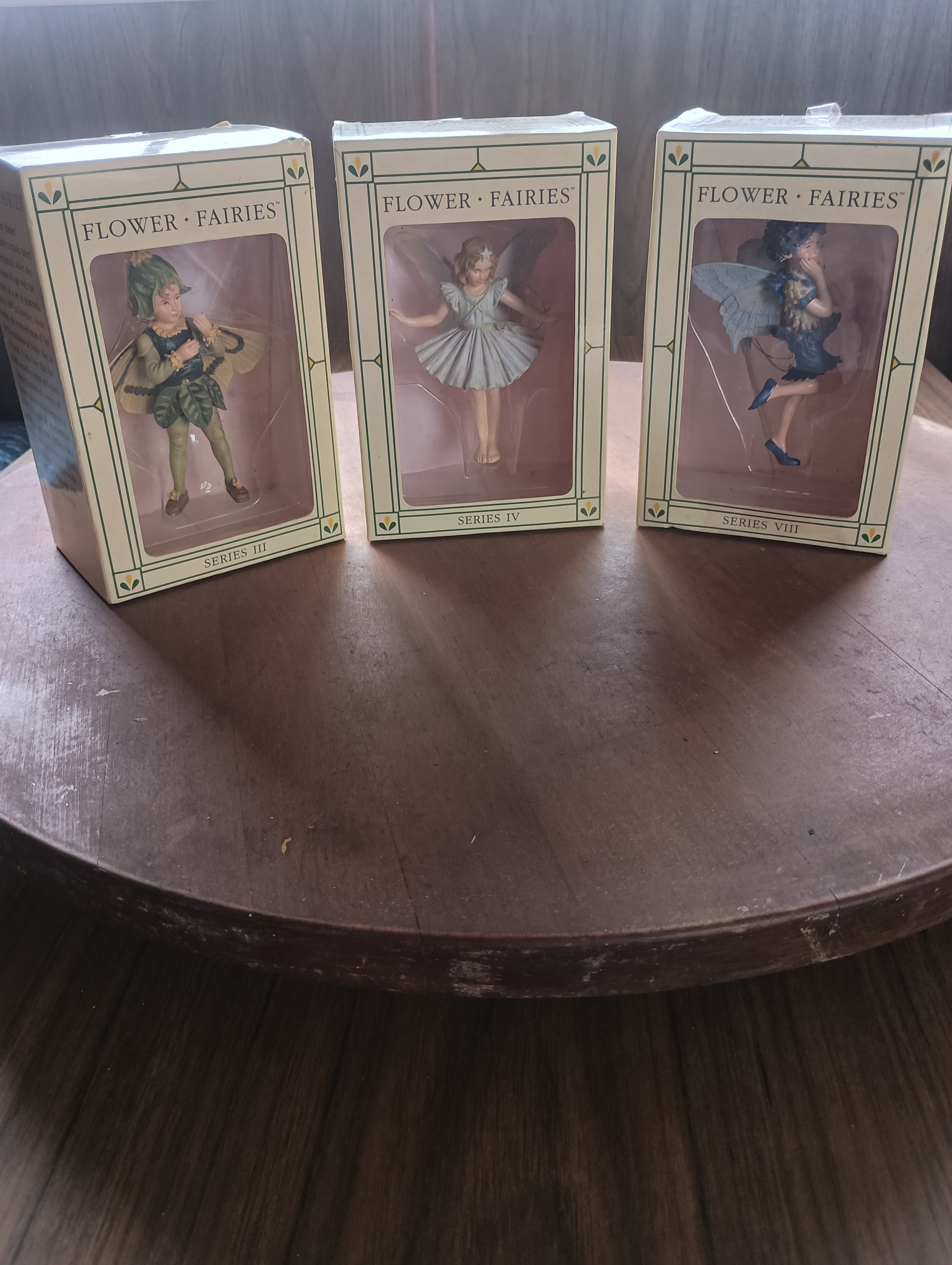 Set of 3 Cicely Mary Barker "Flower Fairies" Figurines (Series III, IV, VIII)