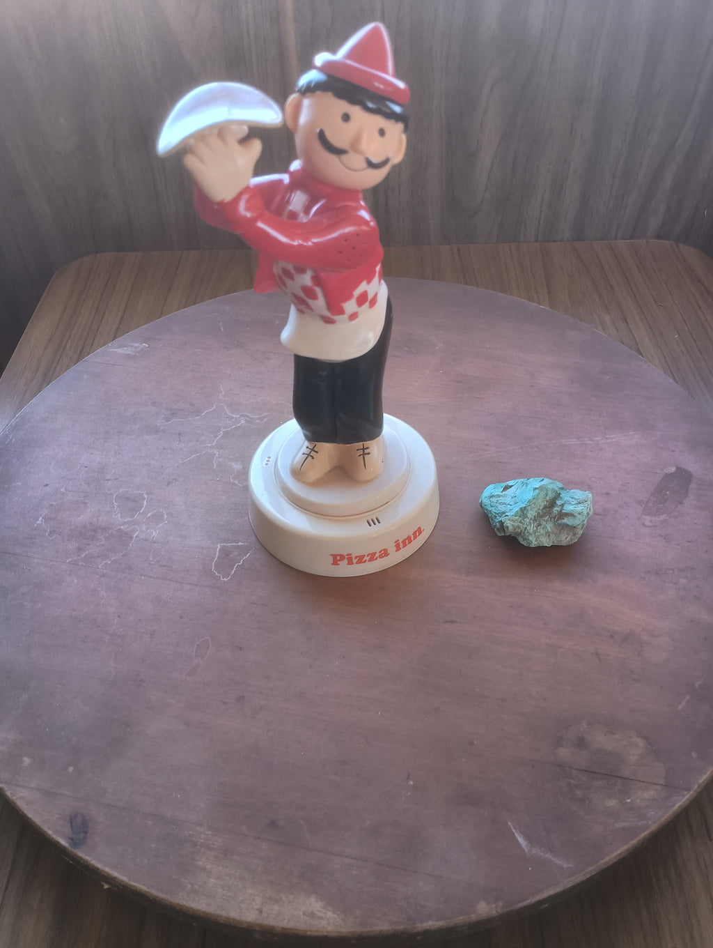 Vintage 1980s Pizza Inn Novelty Mascot Landline Phone – Retro Restaurant Advertising Memorabilia