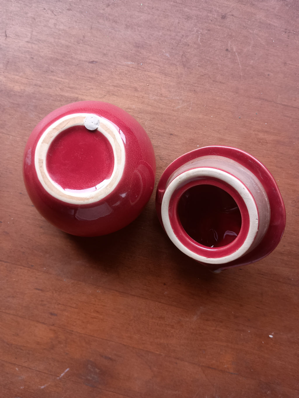 Hand-Painted Ceramic Apple Candle Jar