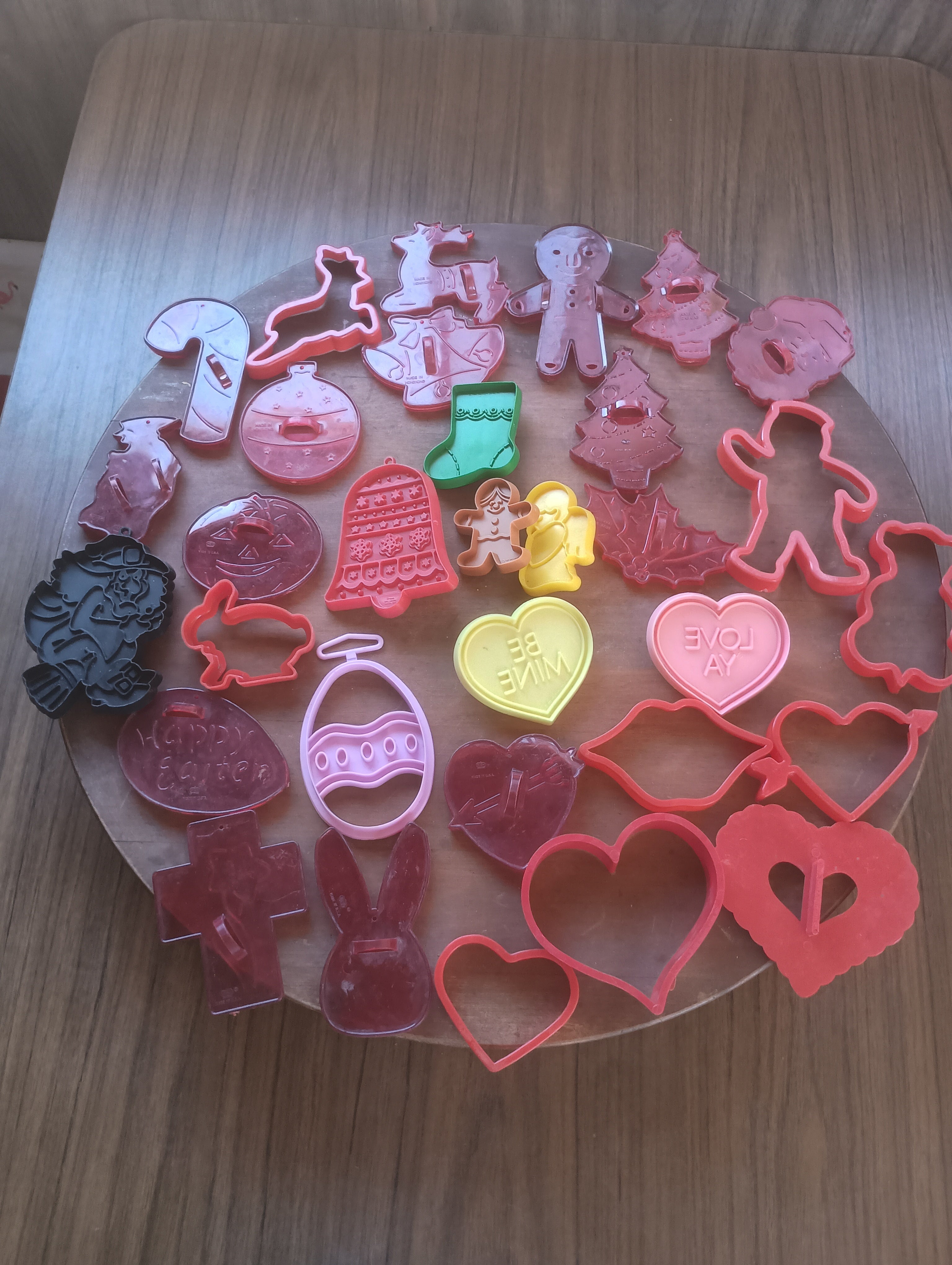 Ultimate Vintage 1970s Holiday Plastic Cookie Cutter Archival Lot - Massive 41-Piece Set featuring Rare Hallmark Originals