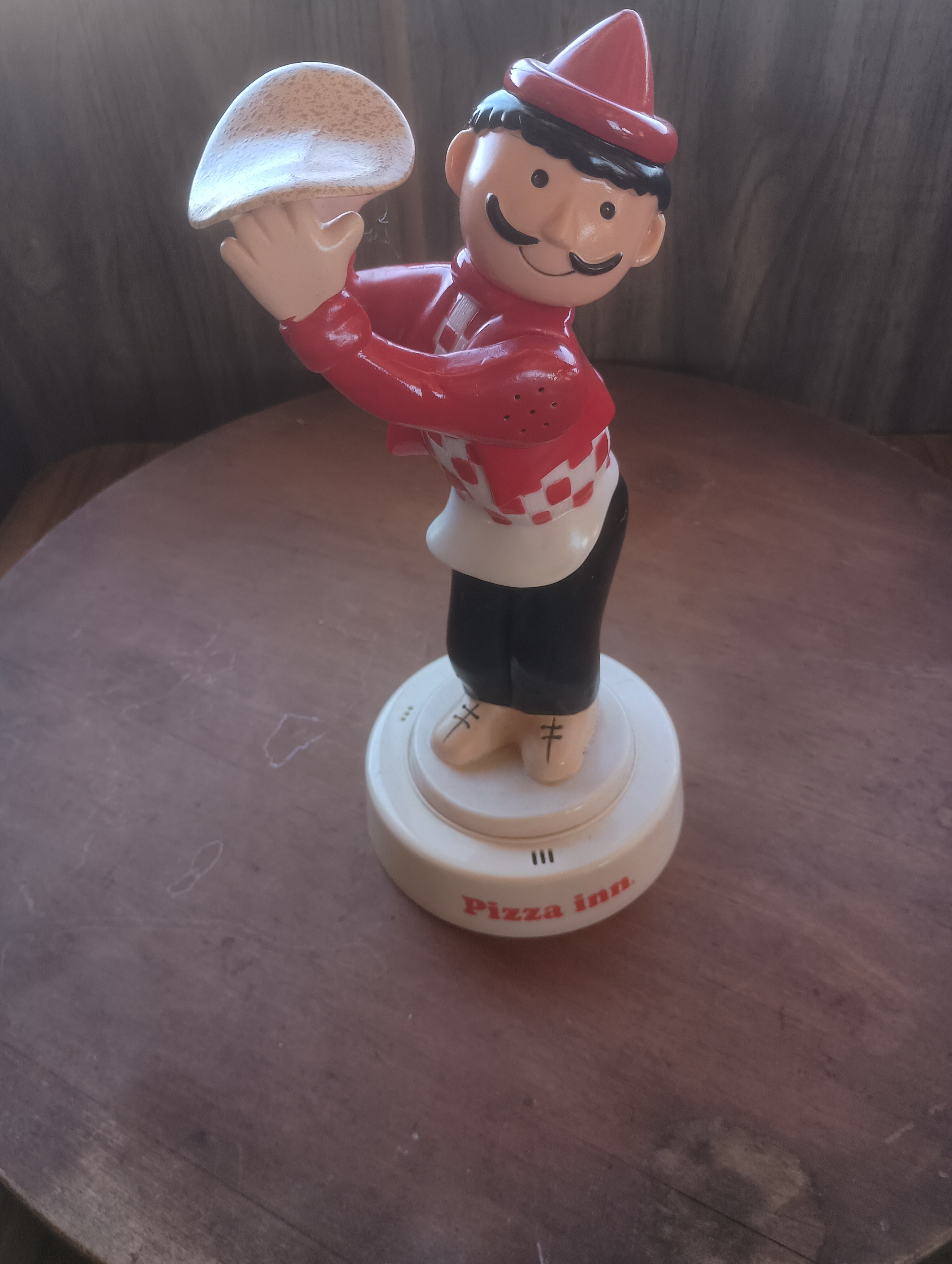 Vintage 1980s Pizza Inn Novelty Mascot Landline Phone – Retro Restaurant Advertising Memorabilia