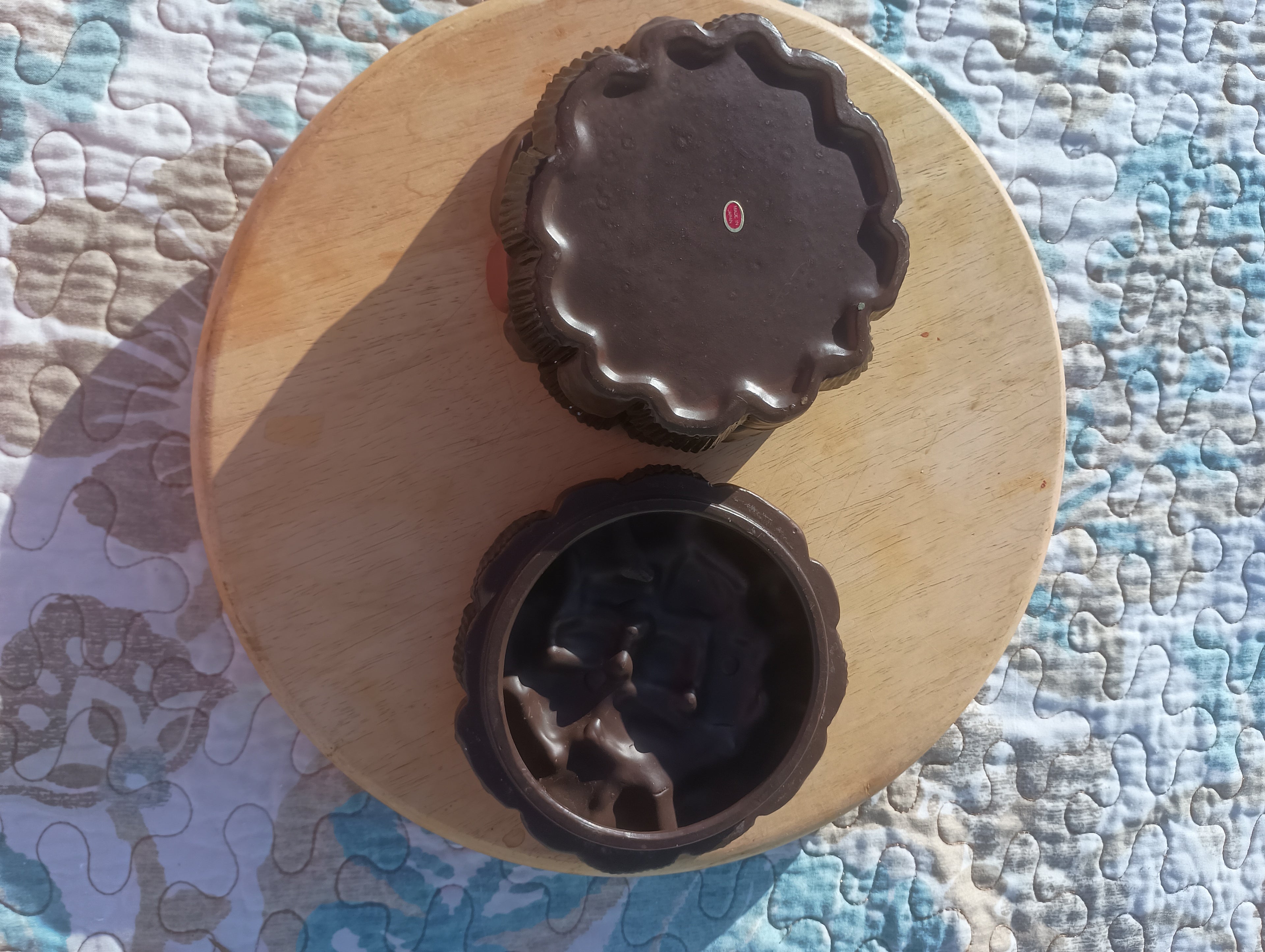 Vintage Ceramic Chocolate Candy Box