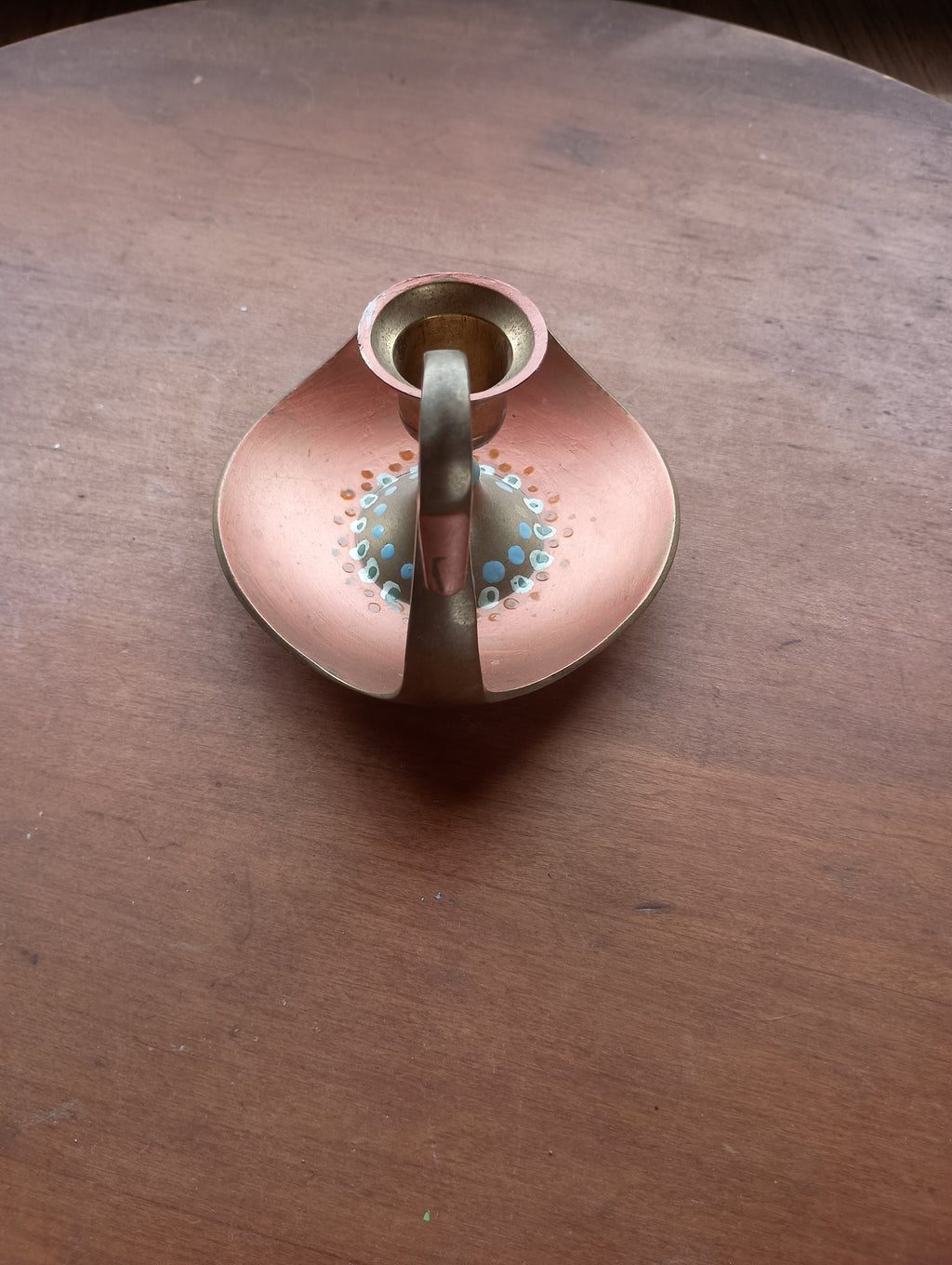 Hand Painted Brass Swan