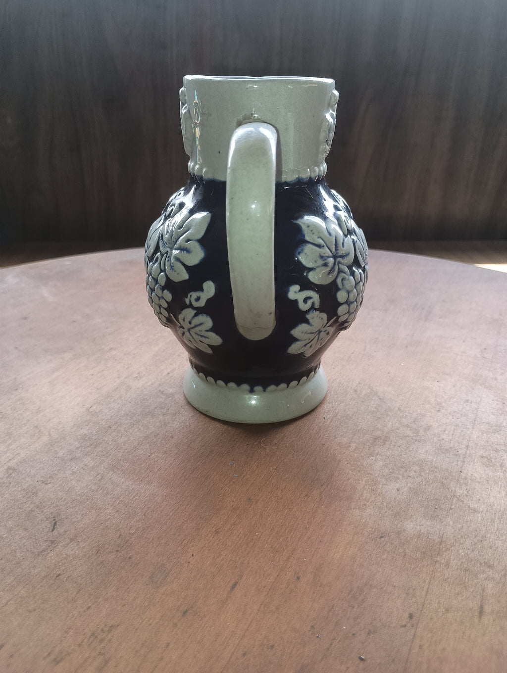 Vintage 5" "Golden Wine" Salt-Glazed Pitcher