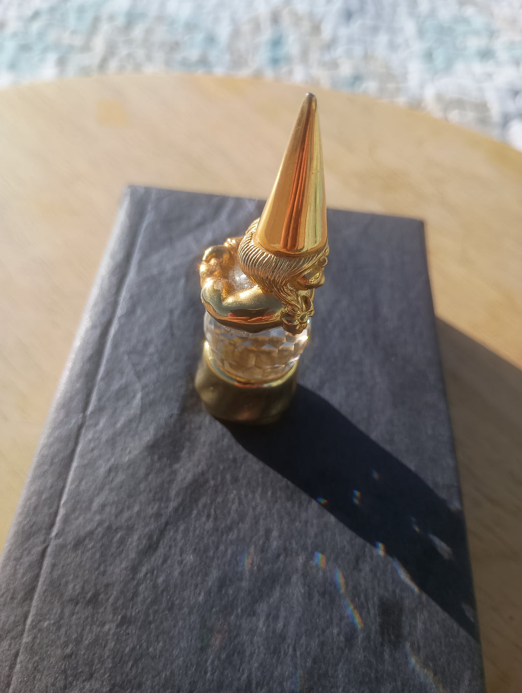 Retired Swarovski Crystal 'Little Sister' Gnome Figurine