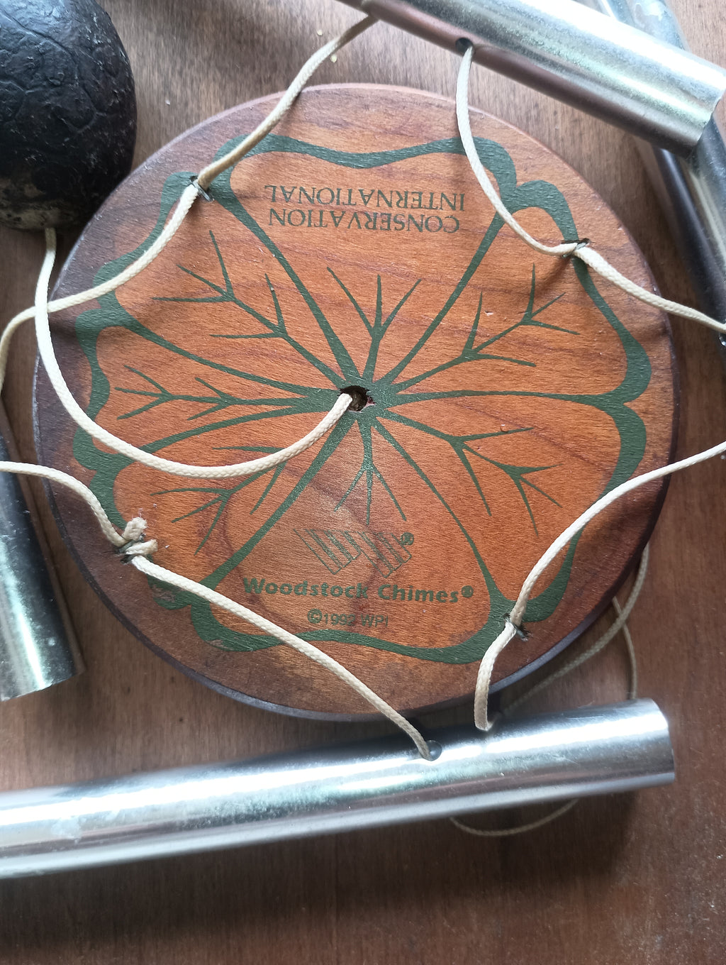 Vintage 1992 Woodstock Chimes x Conservation International Wind Chime