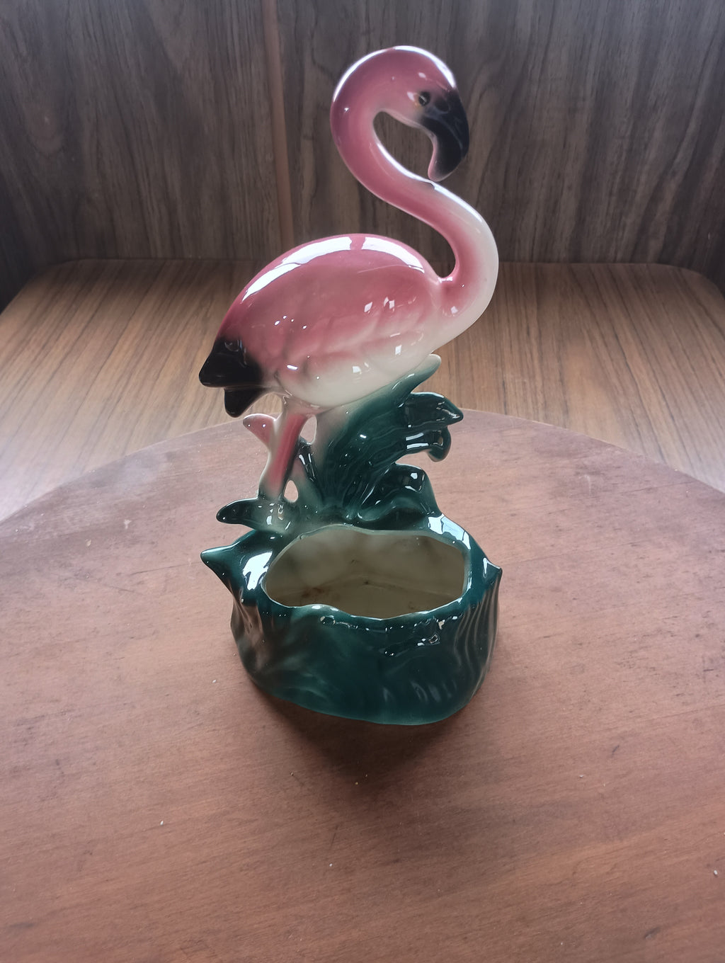 Grandma's Pink Flamingo Planter