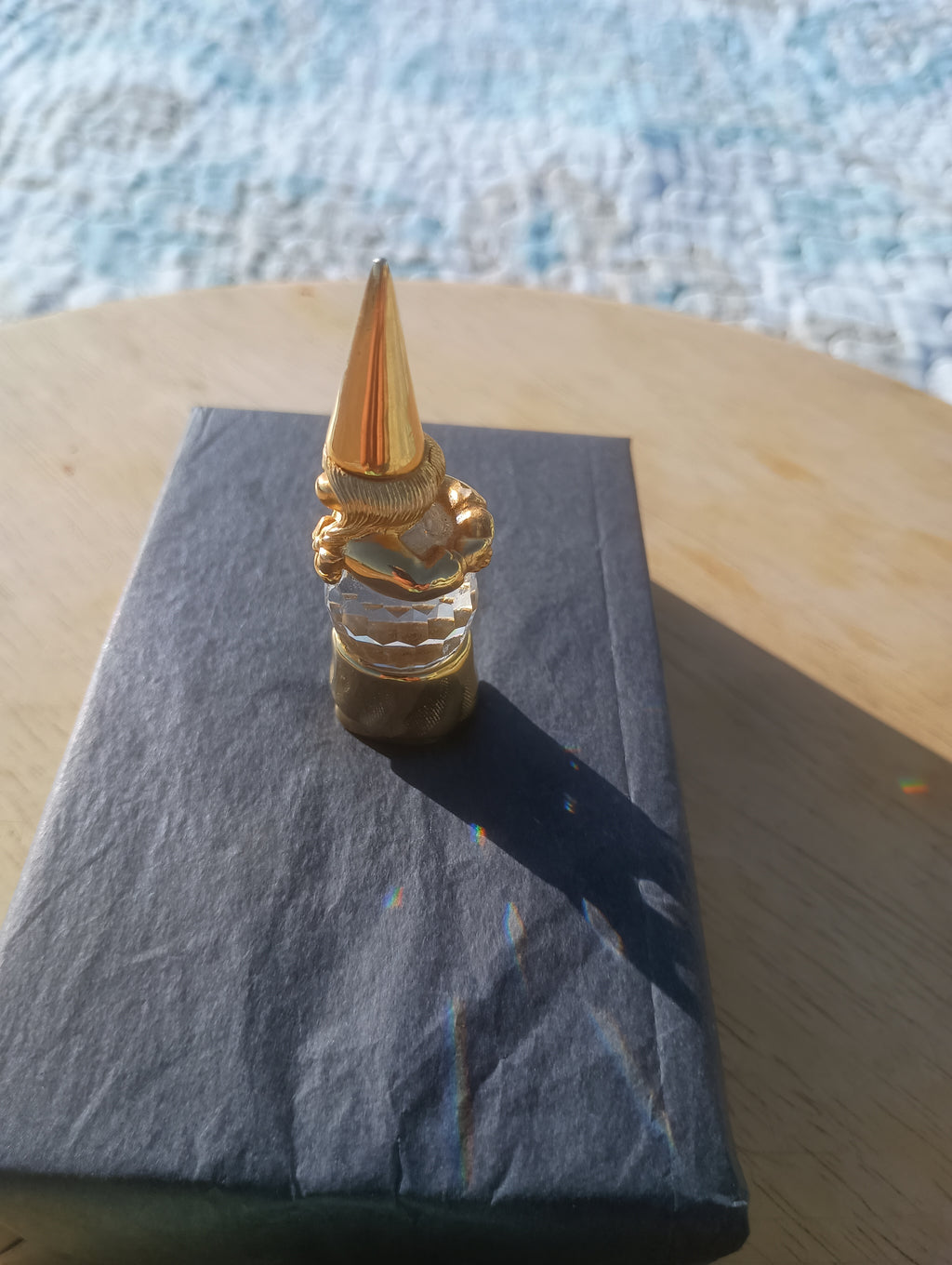 Retired Swarovski Crystal 'Little Sister' Gnome Figurine