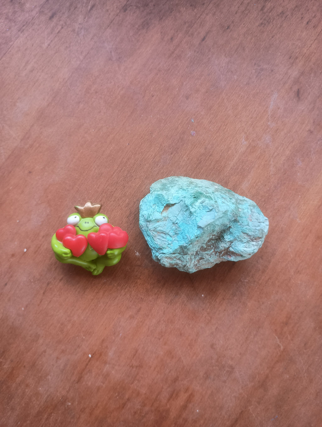 Vintage 1985 Whimsical "Frog Prince" Novelty Clay Valentine Brooch Pin