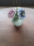Vintage Crown Royal Bone China Hand-Painted Floral Cluster