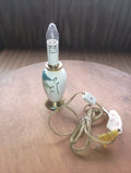 Hand-Painted Porcelain Fruit Motif Mini Accent Lamp