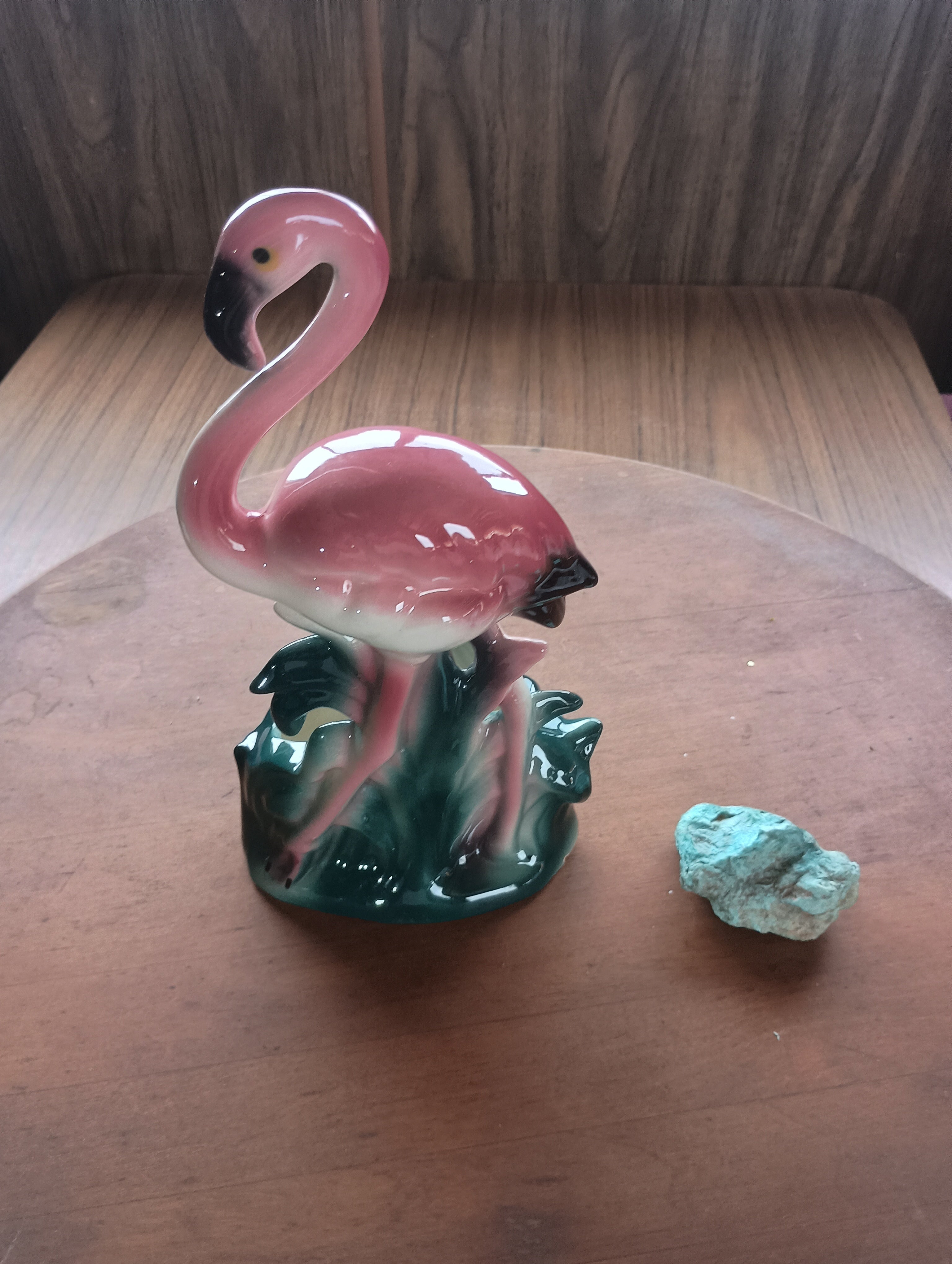 Grandma's Pink Flamingo Planter
