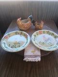 Vintage Rooster Farmhouse Kitchen Set