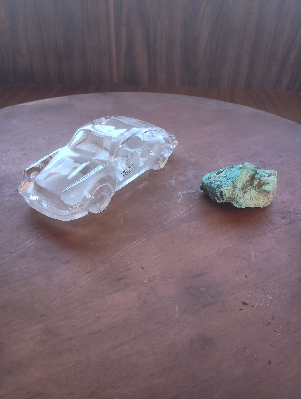 Vintage Hofbauer West German Crystal Porsche 911 Carrera Figurine