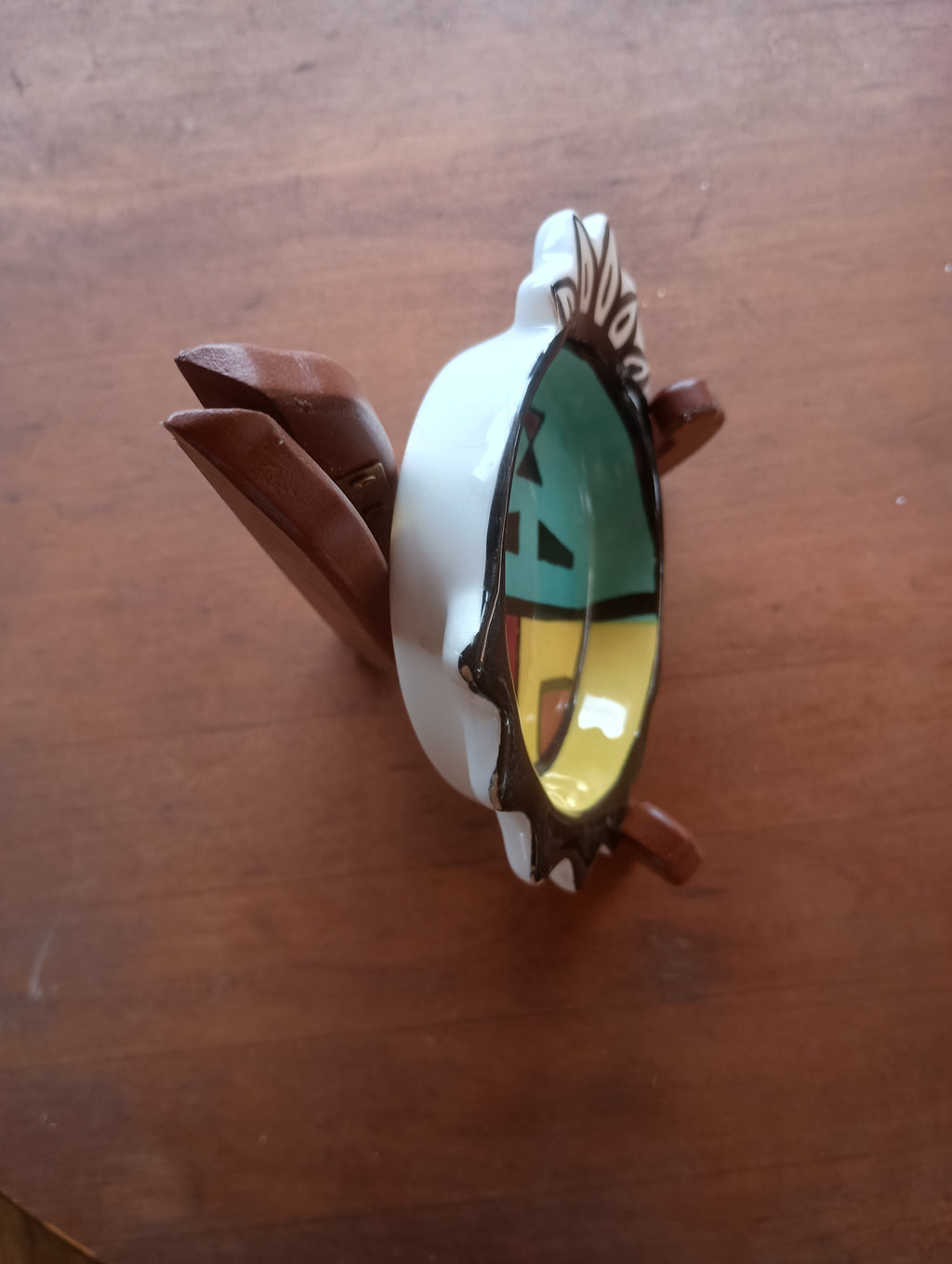 Southwestern "Sun Spirit" Hand-Painted Miniature Dish