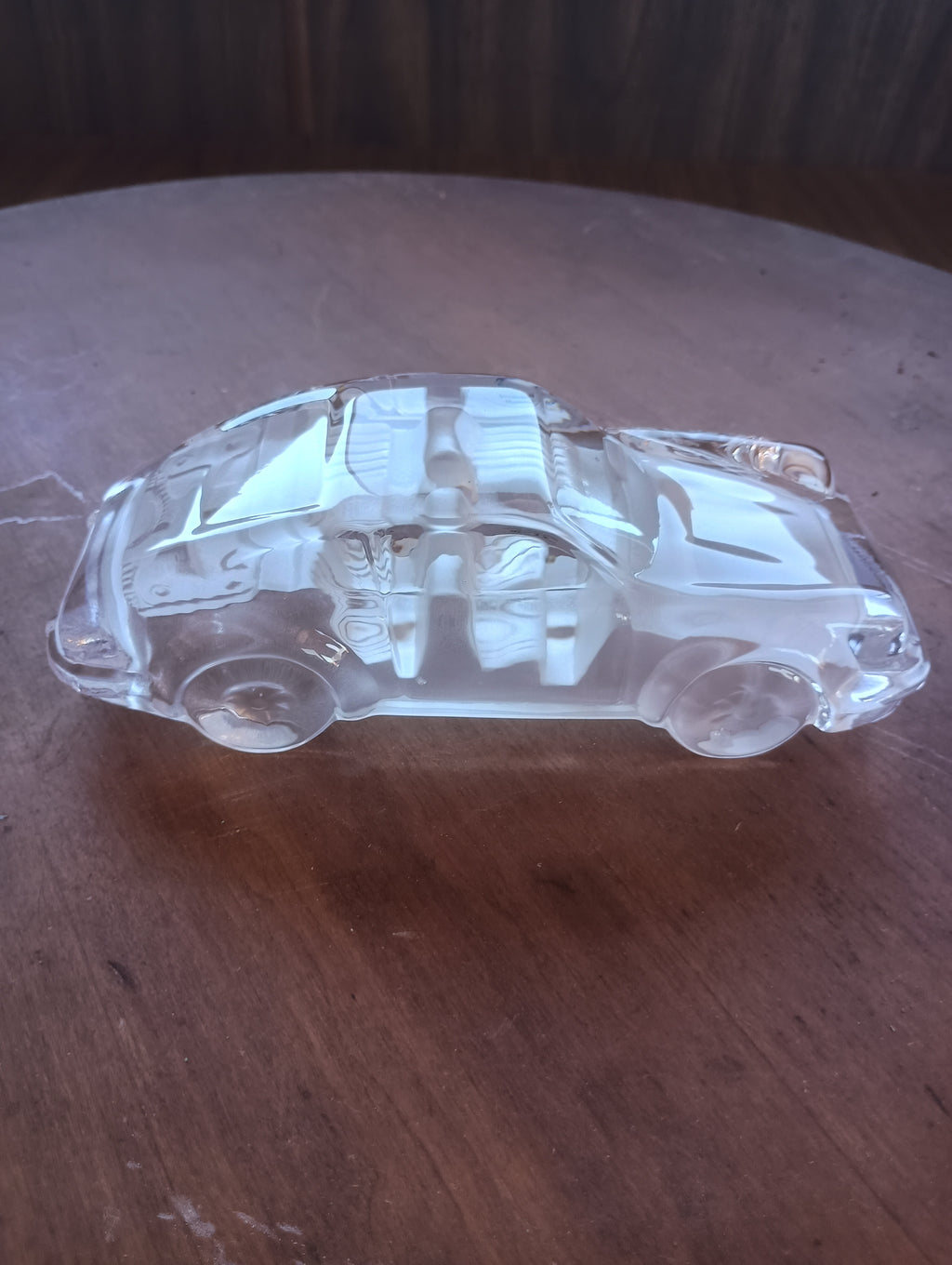 Vintage Hofbauer West German Crystal Porsche 911 Carrera Figurine