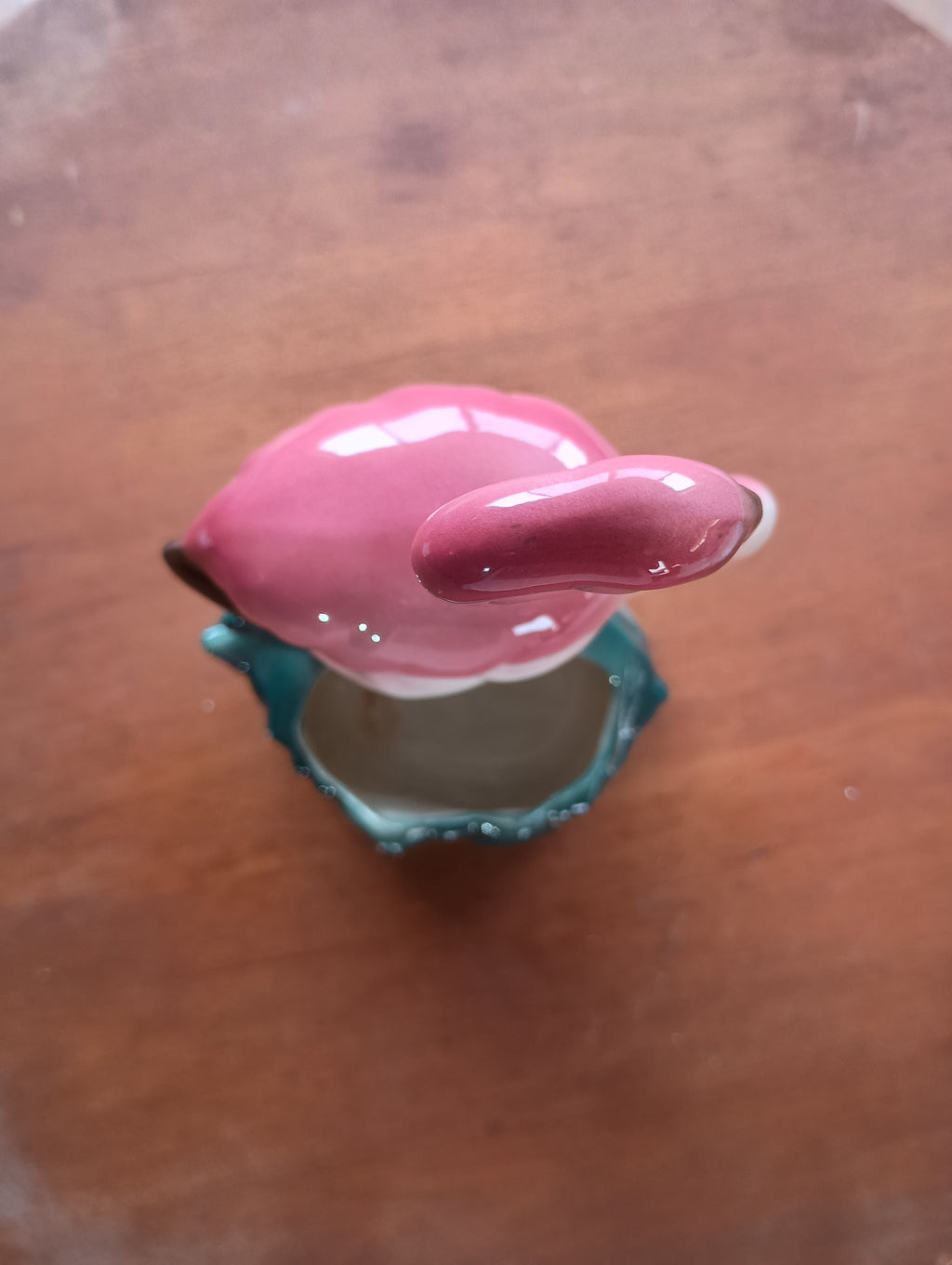 Grandma's Pink Flamingo Planter