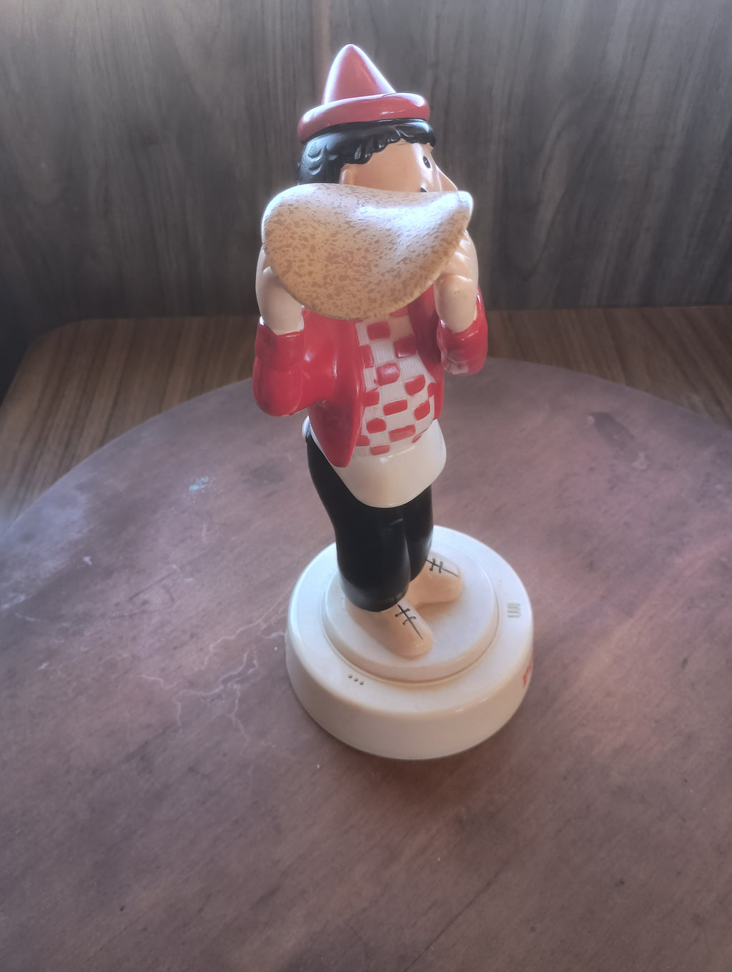 Vintage 1980s Pizza Inn Novelty Mascot Landline Phone – Retro Restaurant Advertising Memorabilia