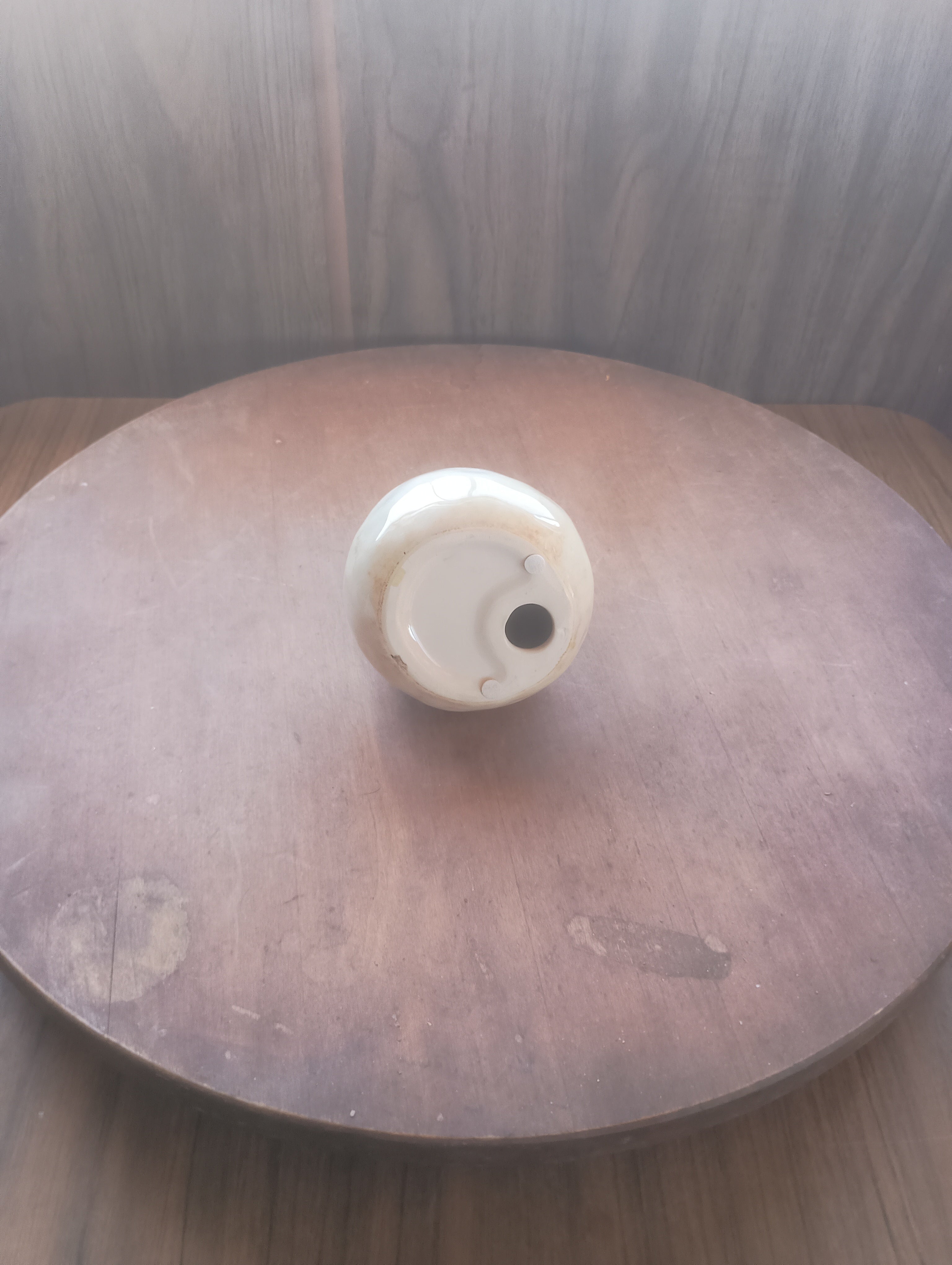 Vintage Substantial Ceramic Speckled Pear Decor