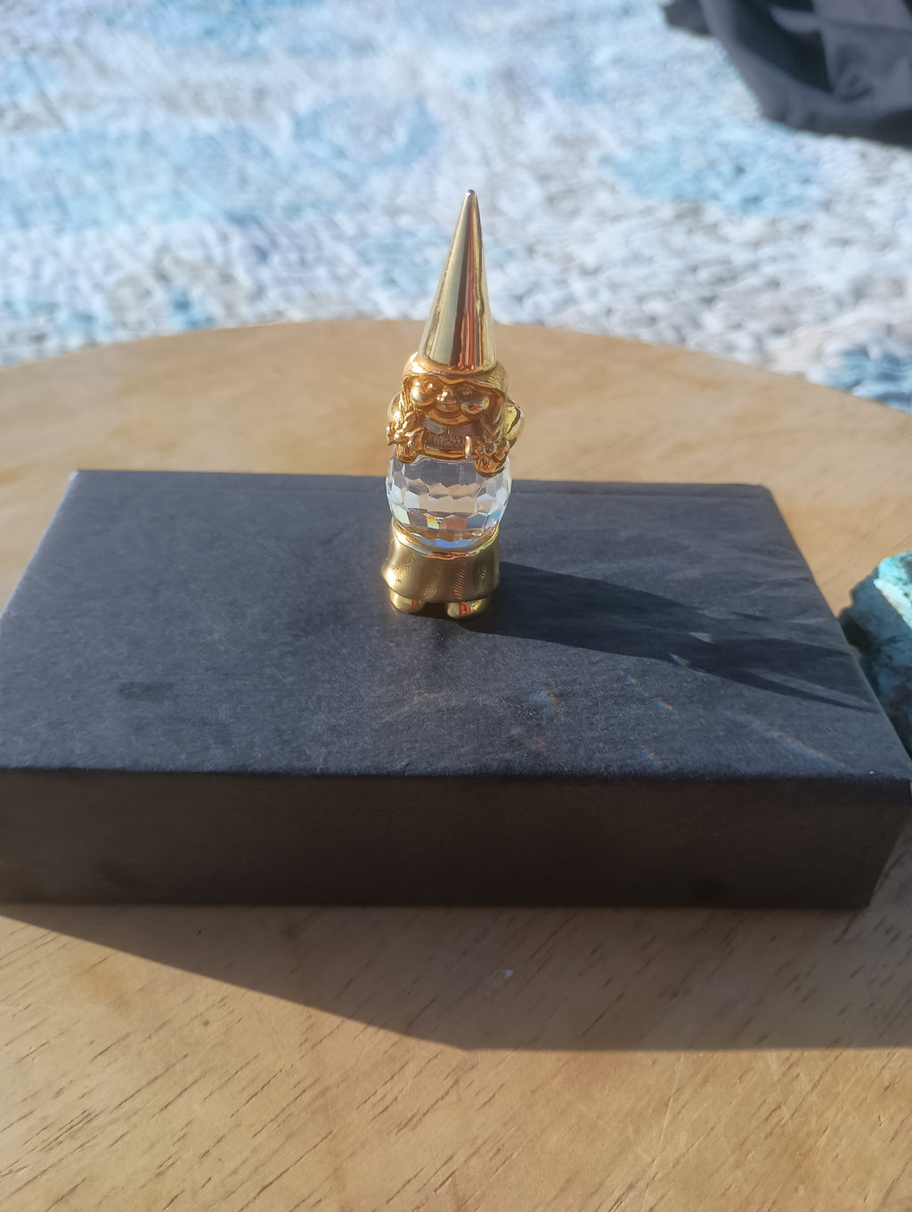 Retired Swarovski Crystal 'Little Sister' Gnome Figurine