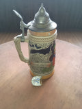 Authentic Gerz "Bier, Lieb u. Lied" Relief Stein with Original Factory Tag