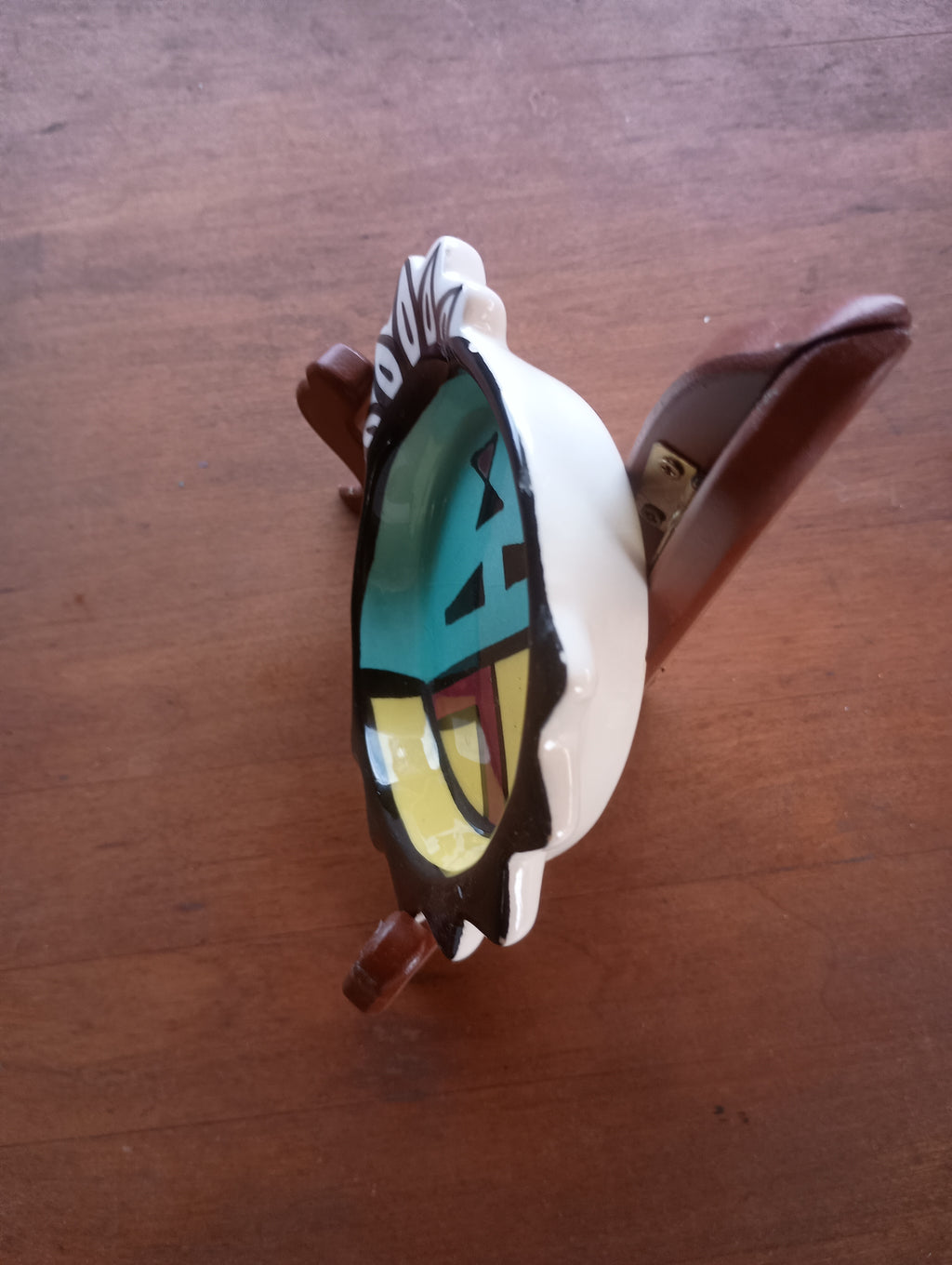 Southwestern "Sun Spirit" Hand-Painted Miniature Dish