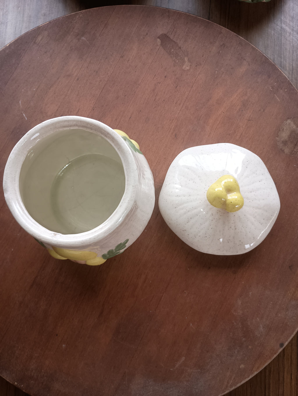 Vintage 1970s Arnel’s Ceramic Mushroom Canister Set (4-Piece)
