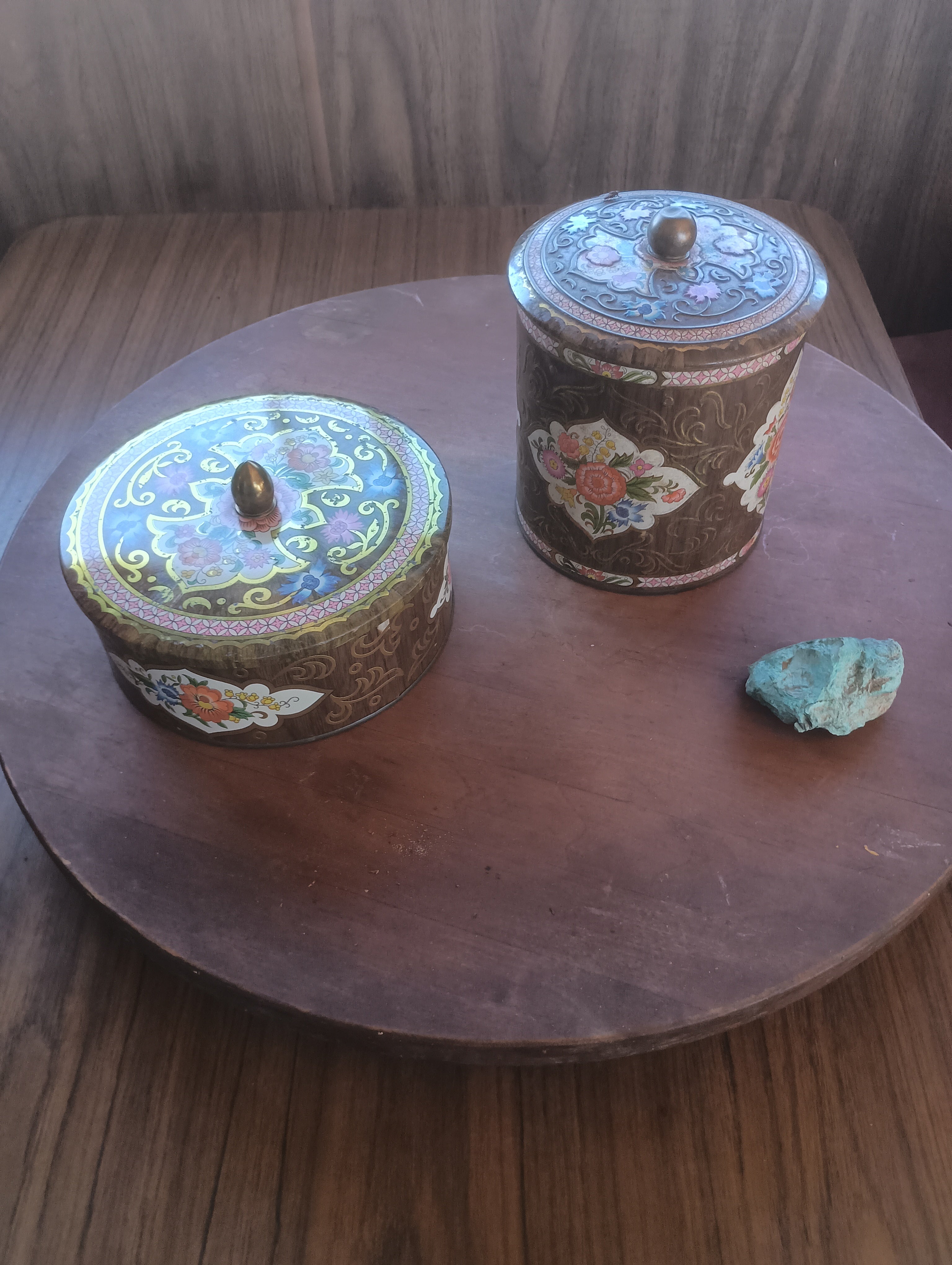 Vintage Daher English Floral Tins